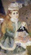 Pierre-Auguste Renoir Details of Mother and children oil painting artist